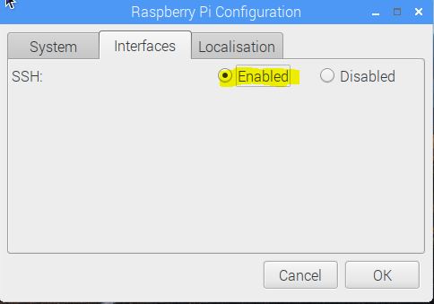 Raspberry Pi Configuration Locale Tab